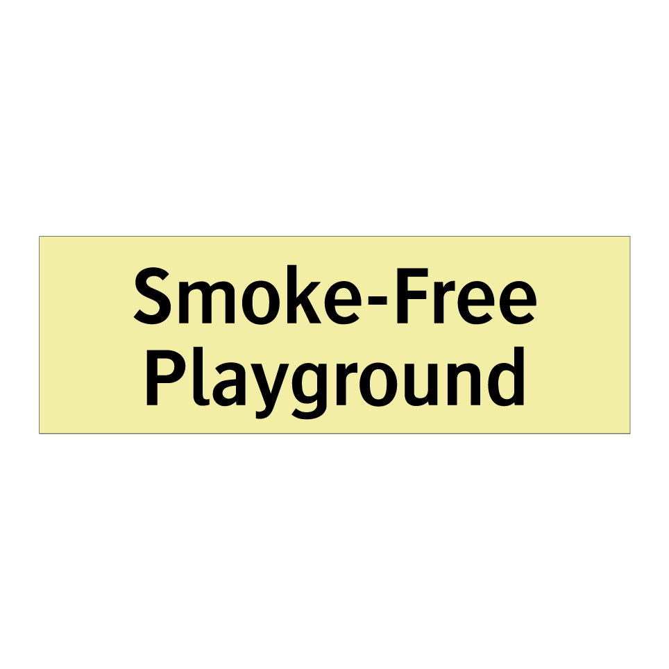 Smoke-Free Playground