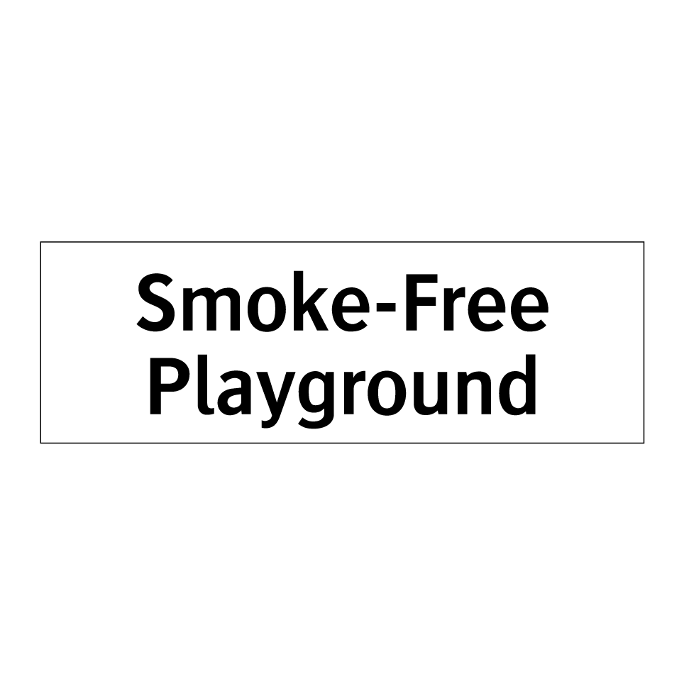 Smoke-Free Playground