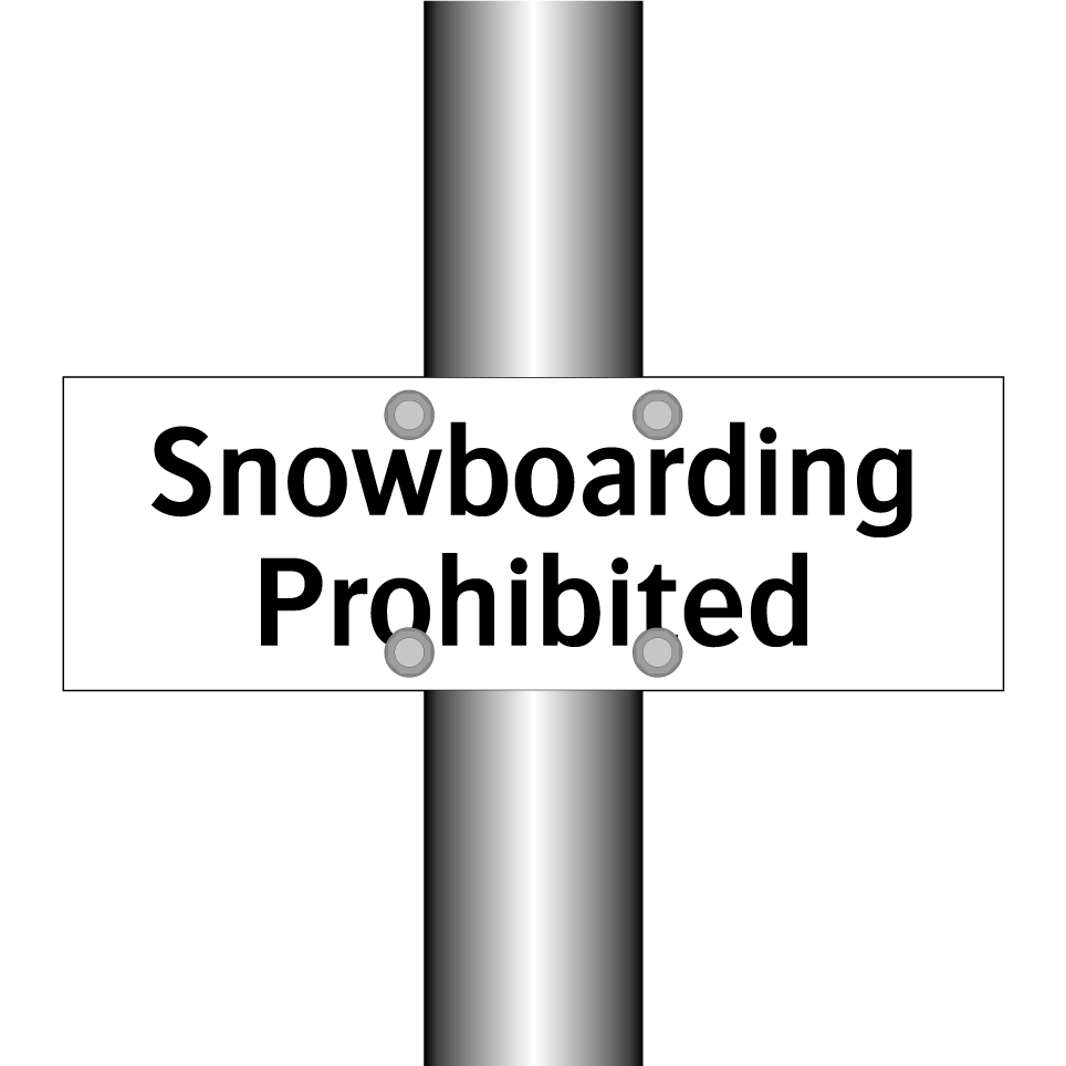 Snowboarding Prohibited