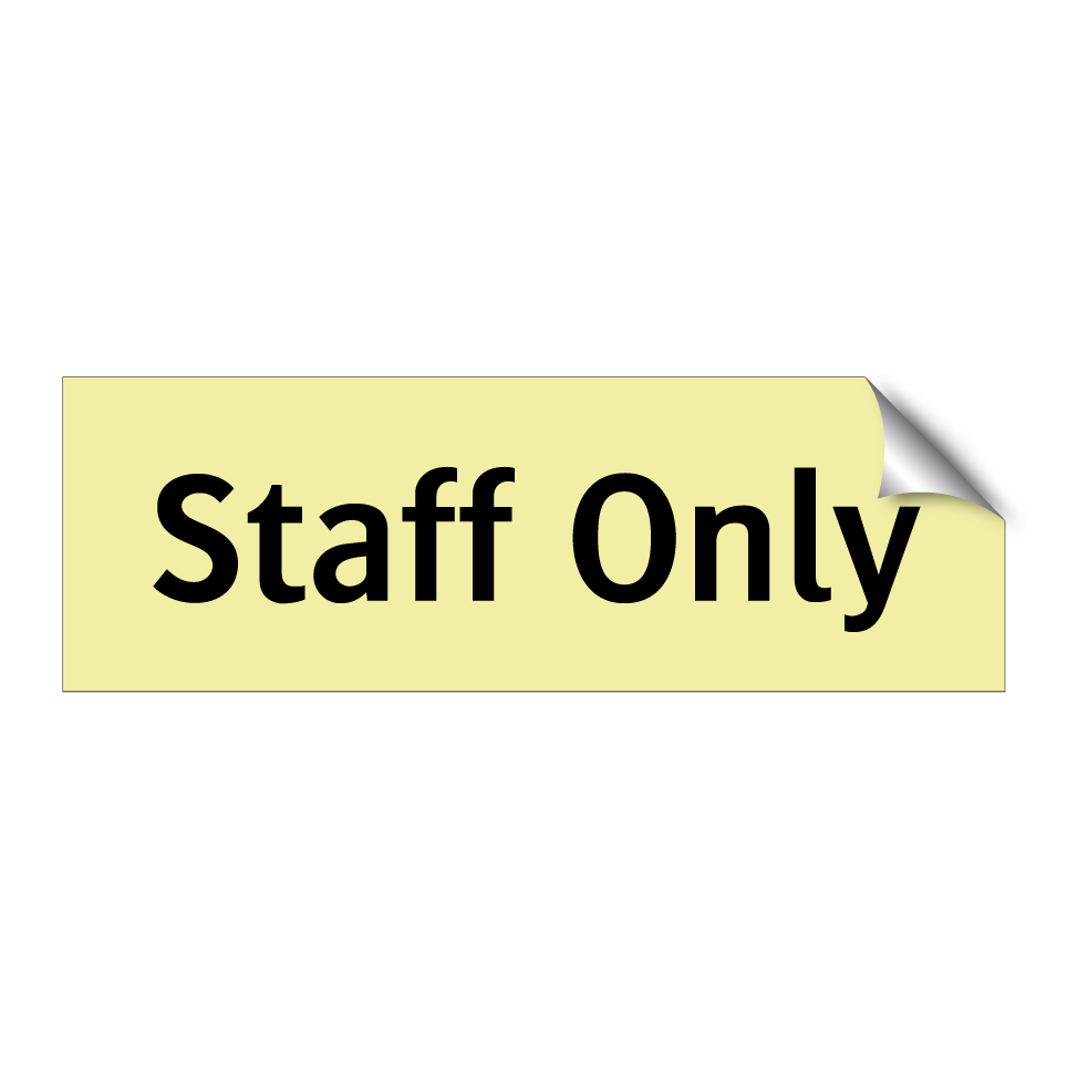 Staff Only