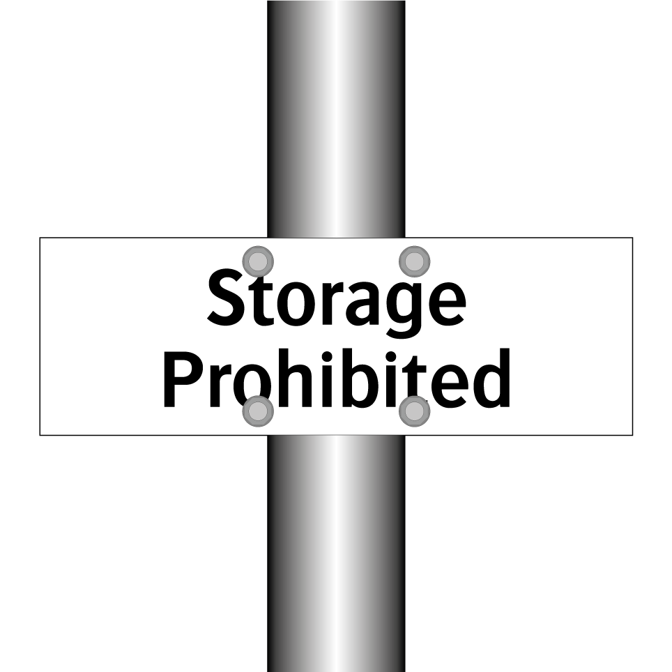 Storage Prohibited