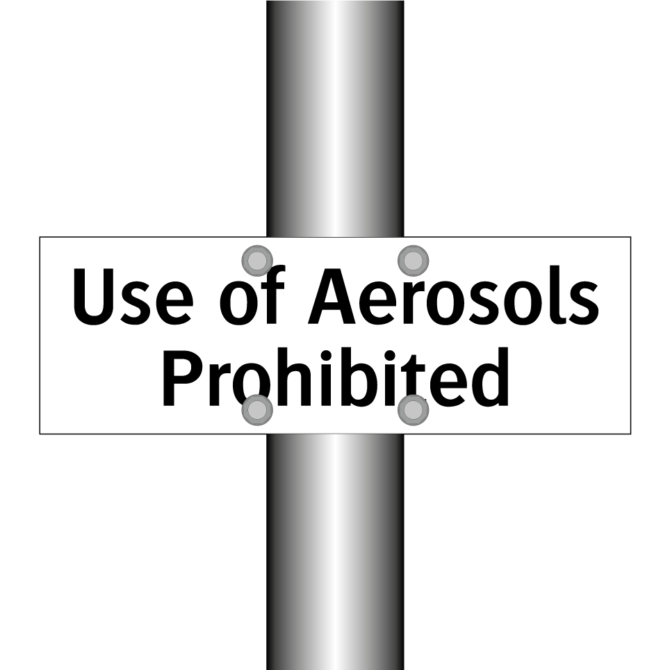 Use of Aerosols Prohibited