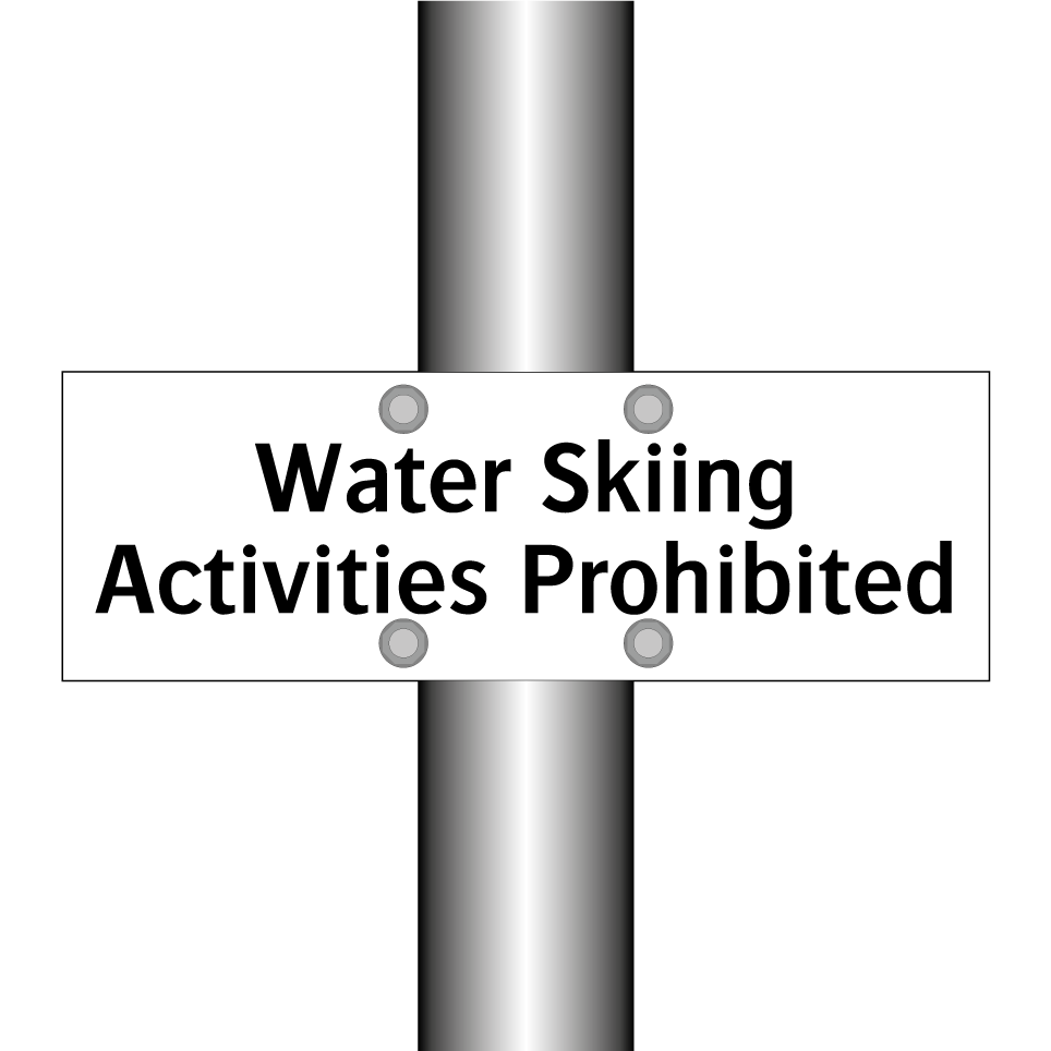 Water Skiing Activities Prohibited
