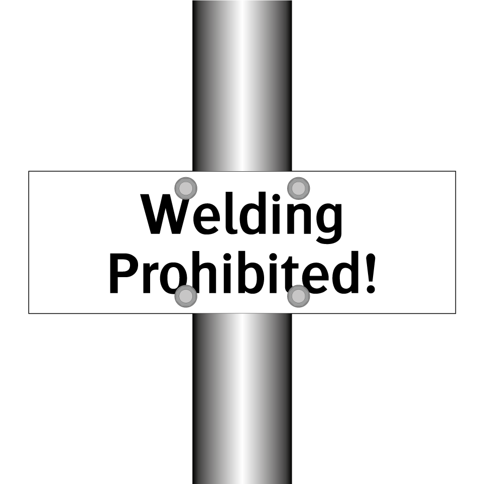 Welding Prohibited!