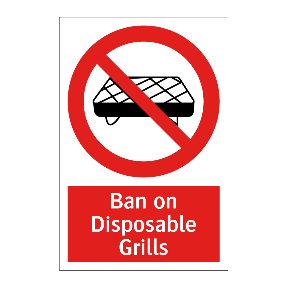 Ban on Disposable Grills