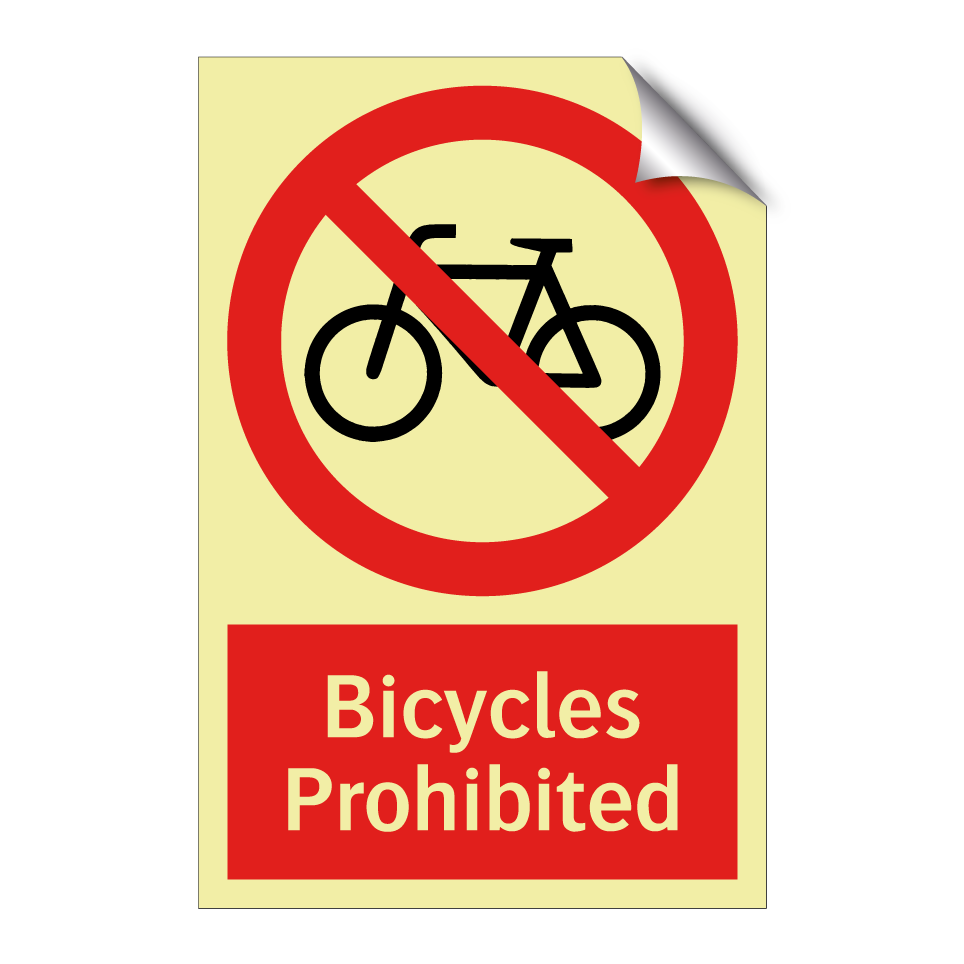 Bicycles Prohibited