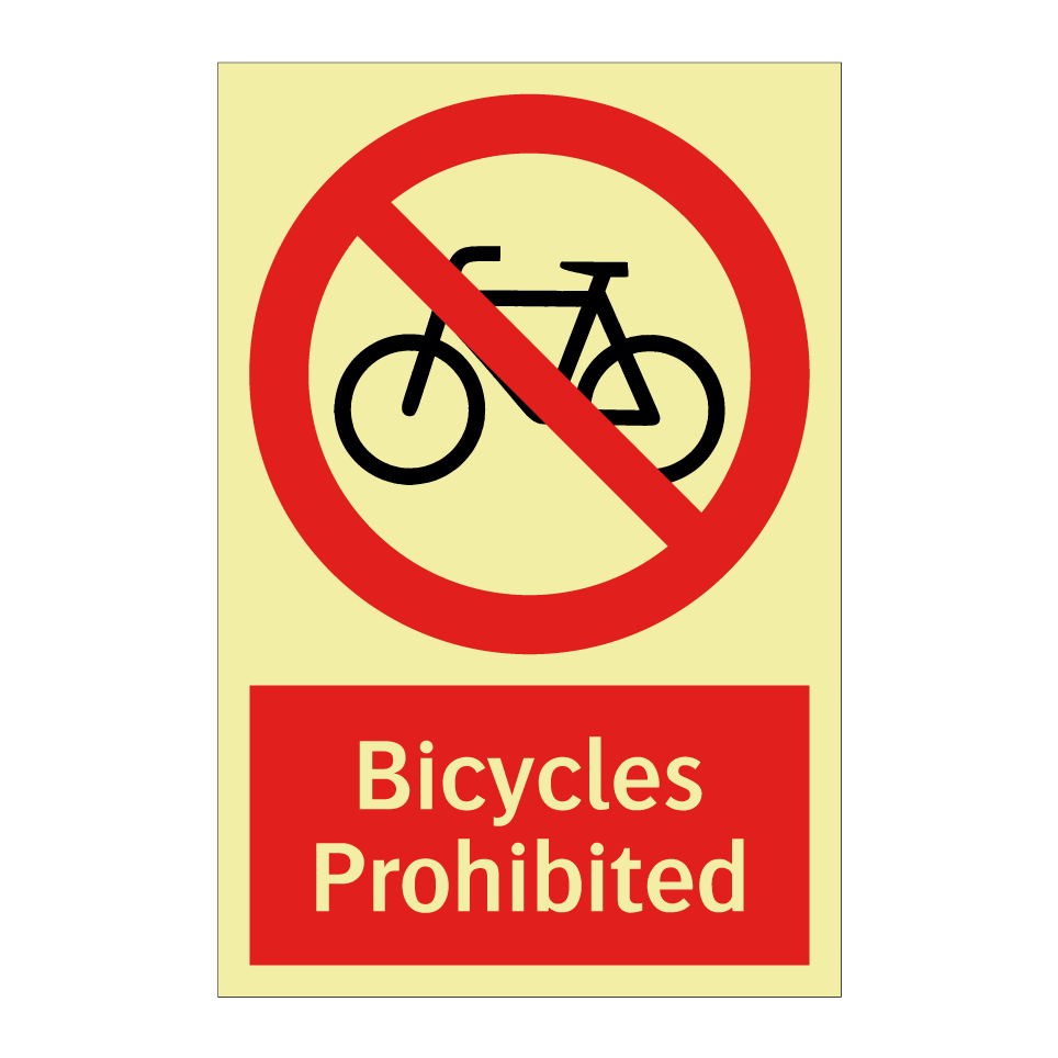 Bicycles Prohibited