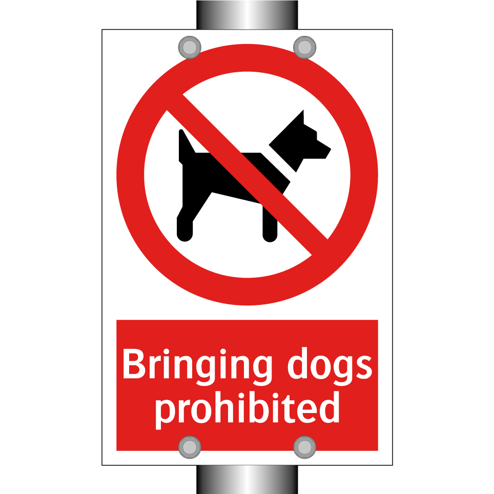 Bringing dogs prohibited