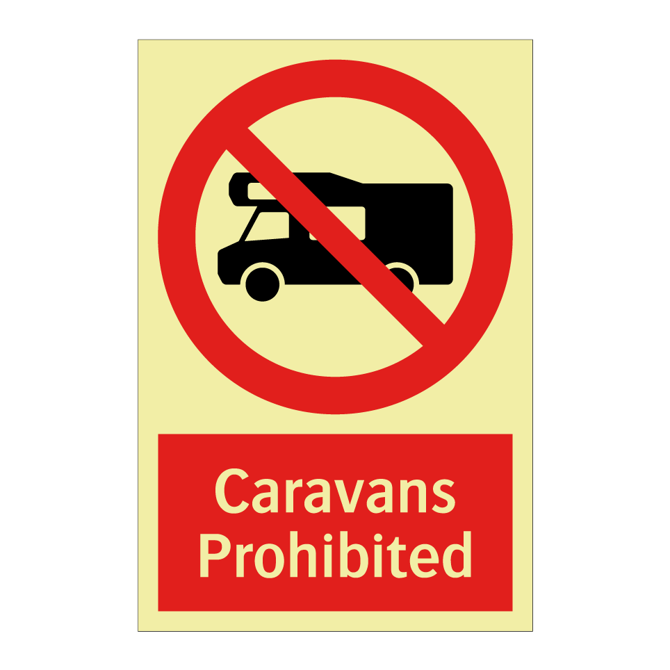 Caravans Prohibited