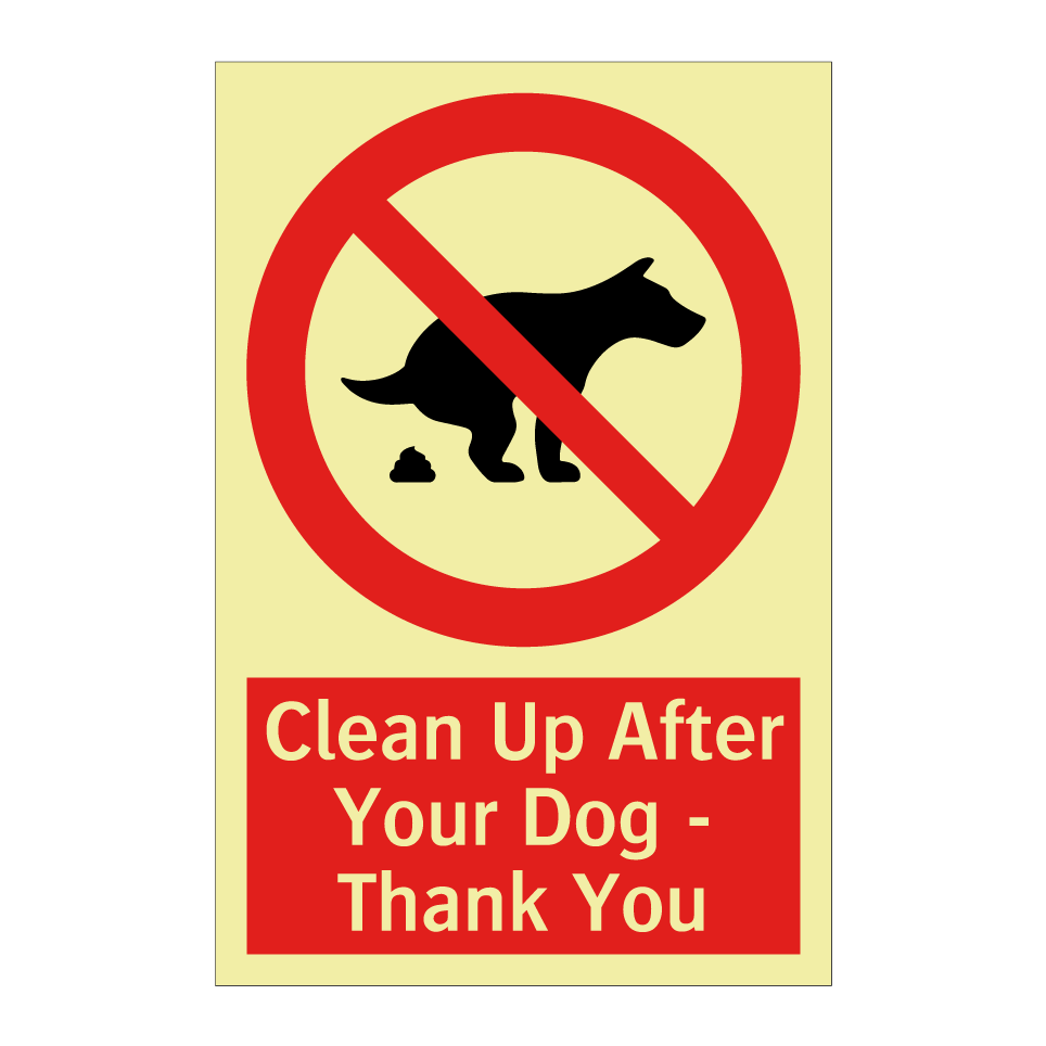 Clean Up After Your Dog - Thank You