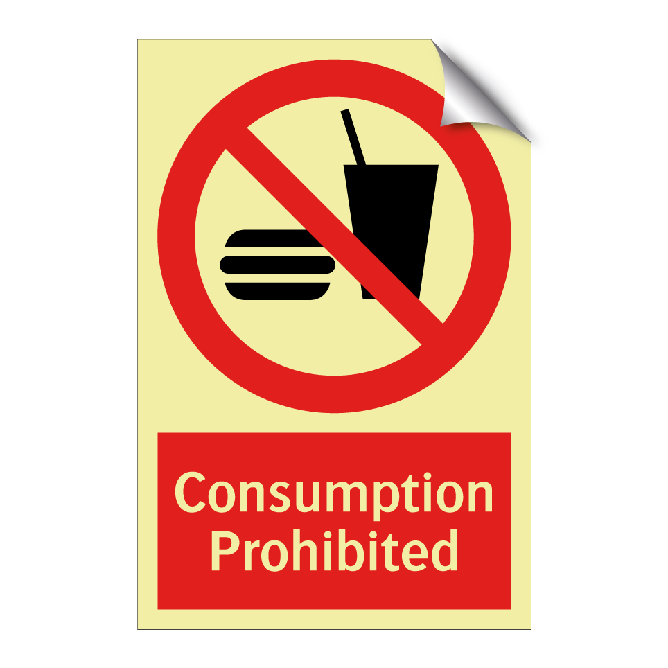 Consumption Prohibited