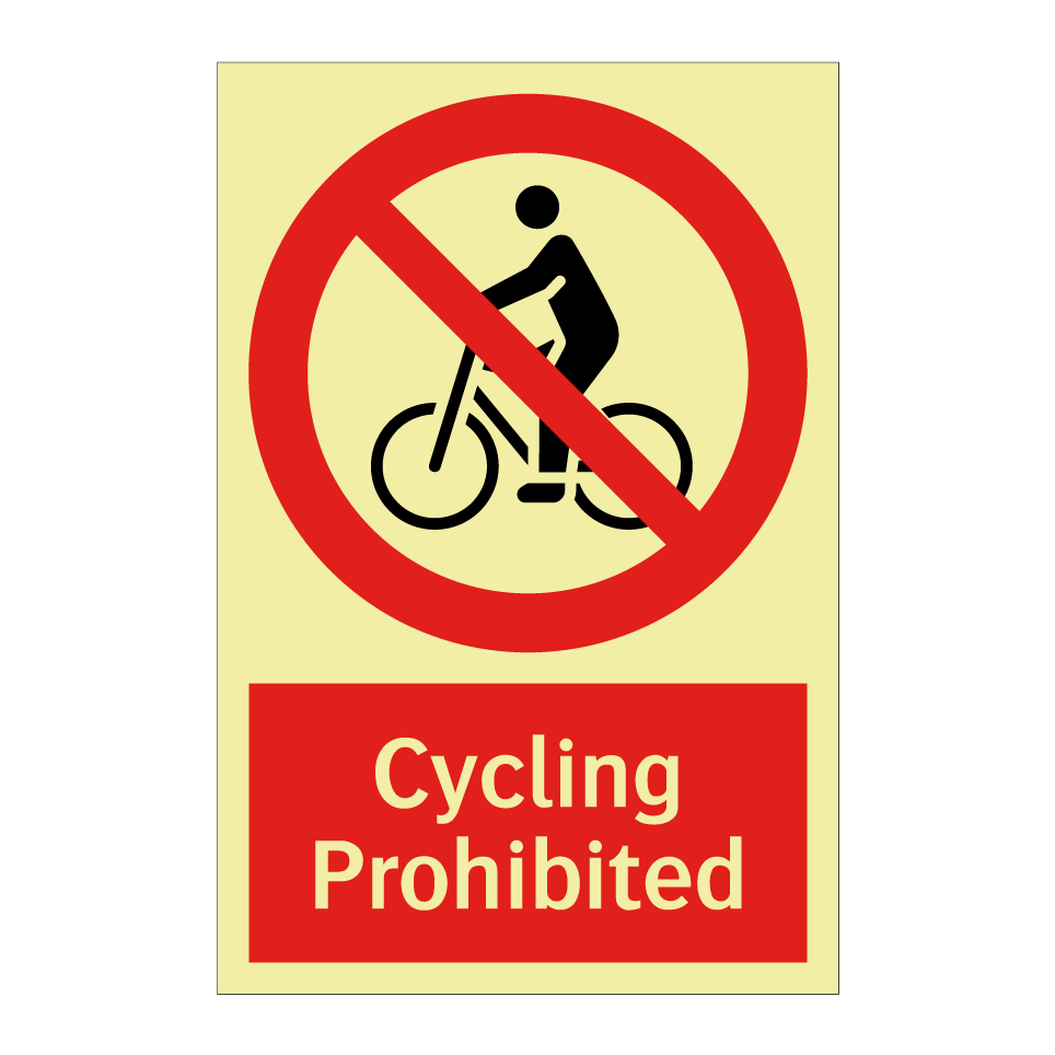 Cycling Prohibited