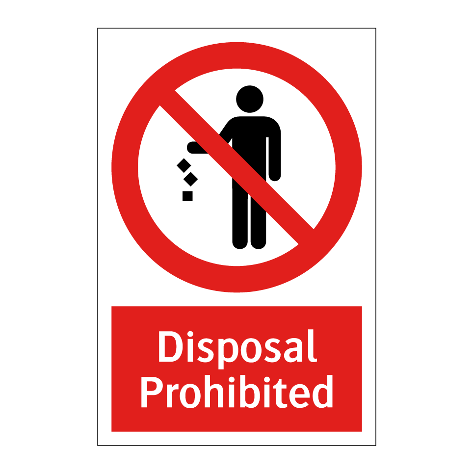Disposal Prohibited