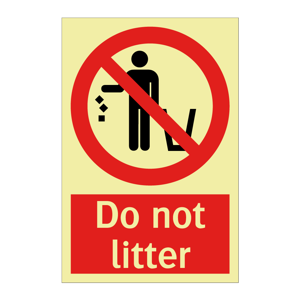 Do not litter