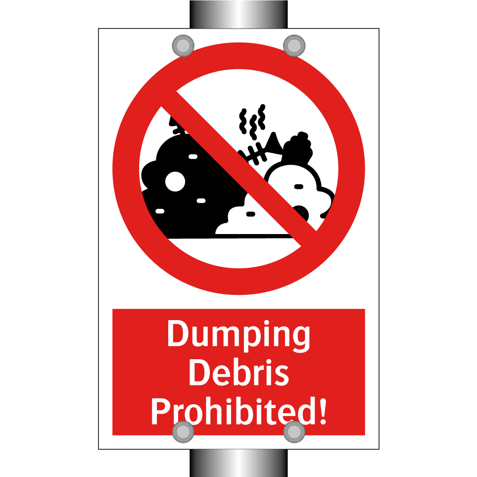 Dumping Debris Prohibited!
