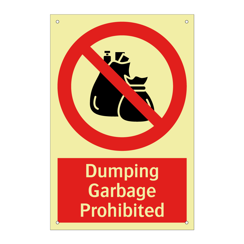 Dumping Garbage Prohibited