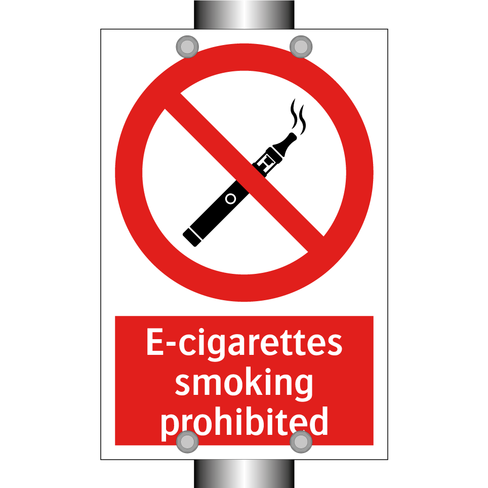 E-cigarettes smoking prohibited