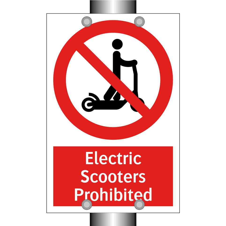 Electric Scooters Prohibited
