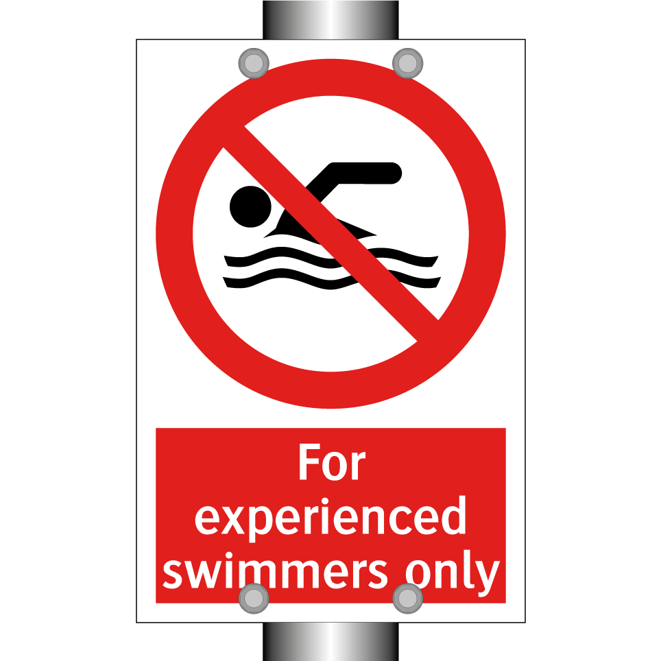 For experienced swimmers only