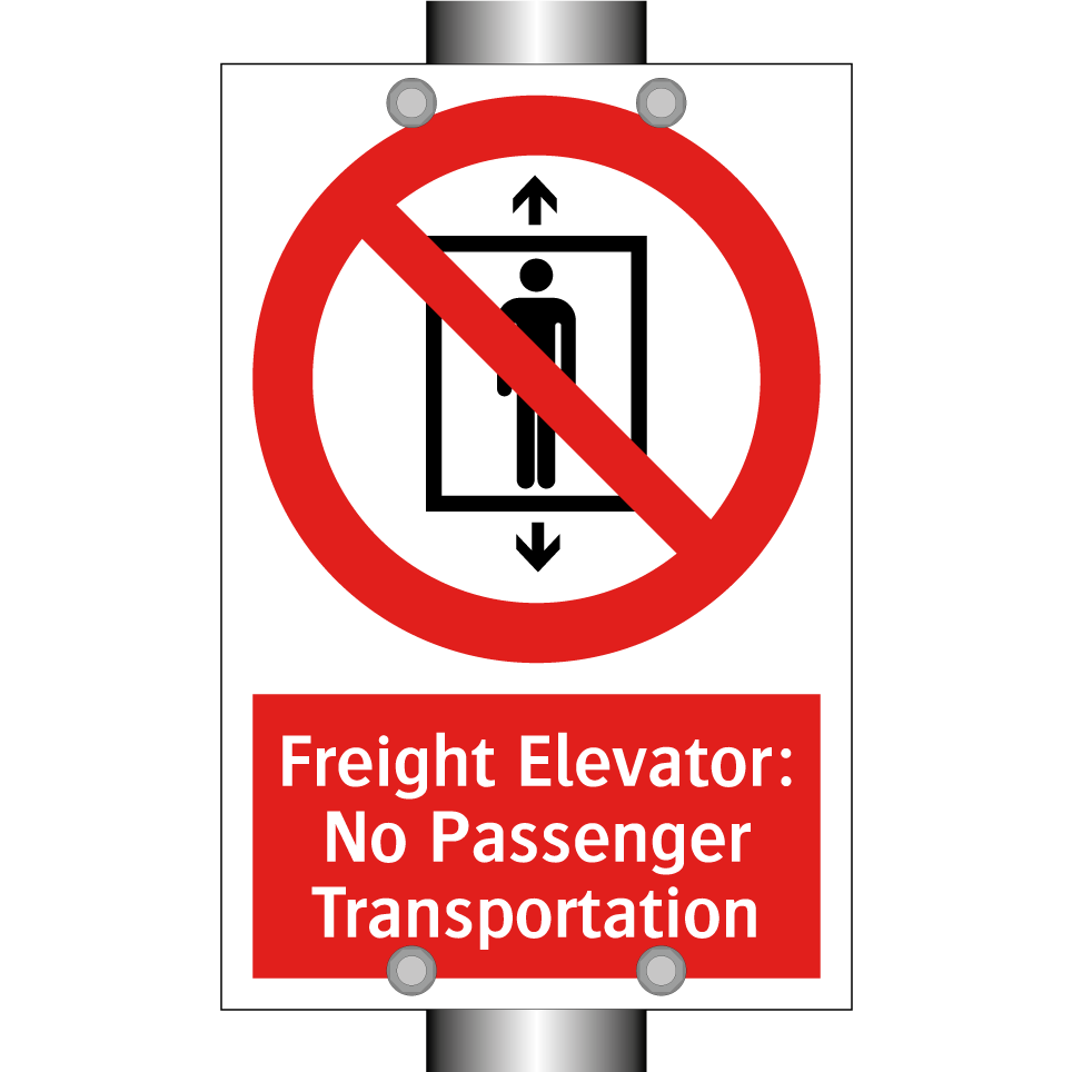 Freight Elevator: No Passenger Transportation