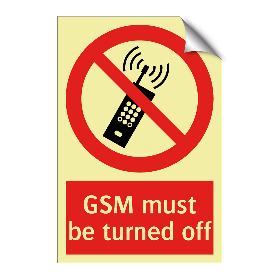 GSM must be turned off