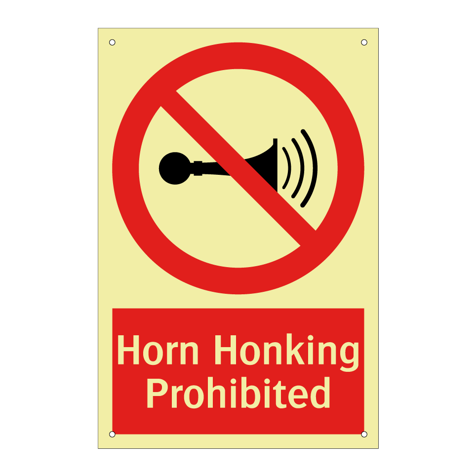 Horn Honking Prohibited