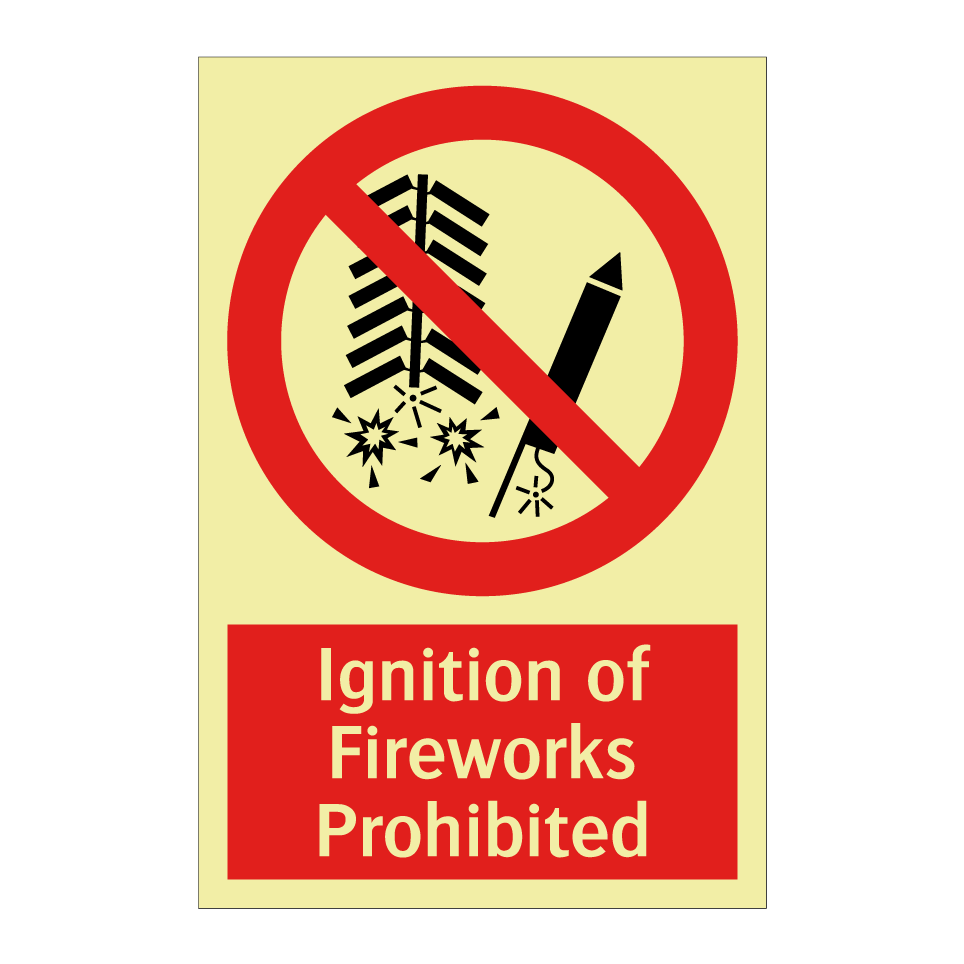 Ignition of Fireworks Prohibited