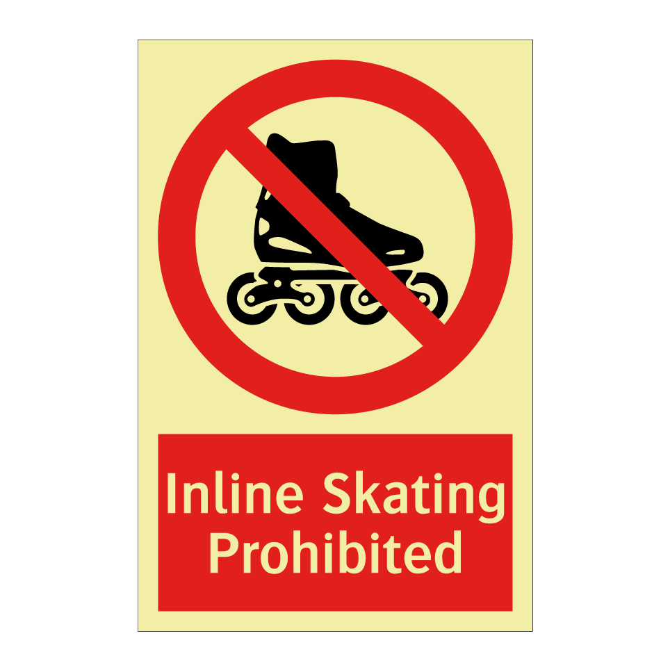 Inline Skating Prohibited