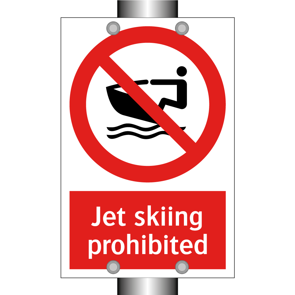 Jet skiing prohibited