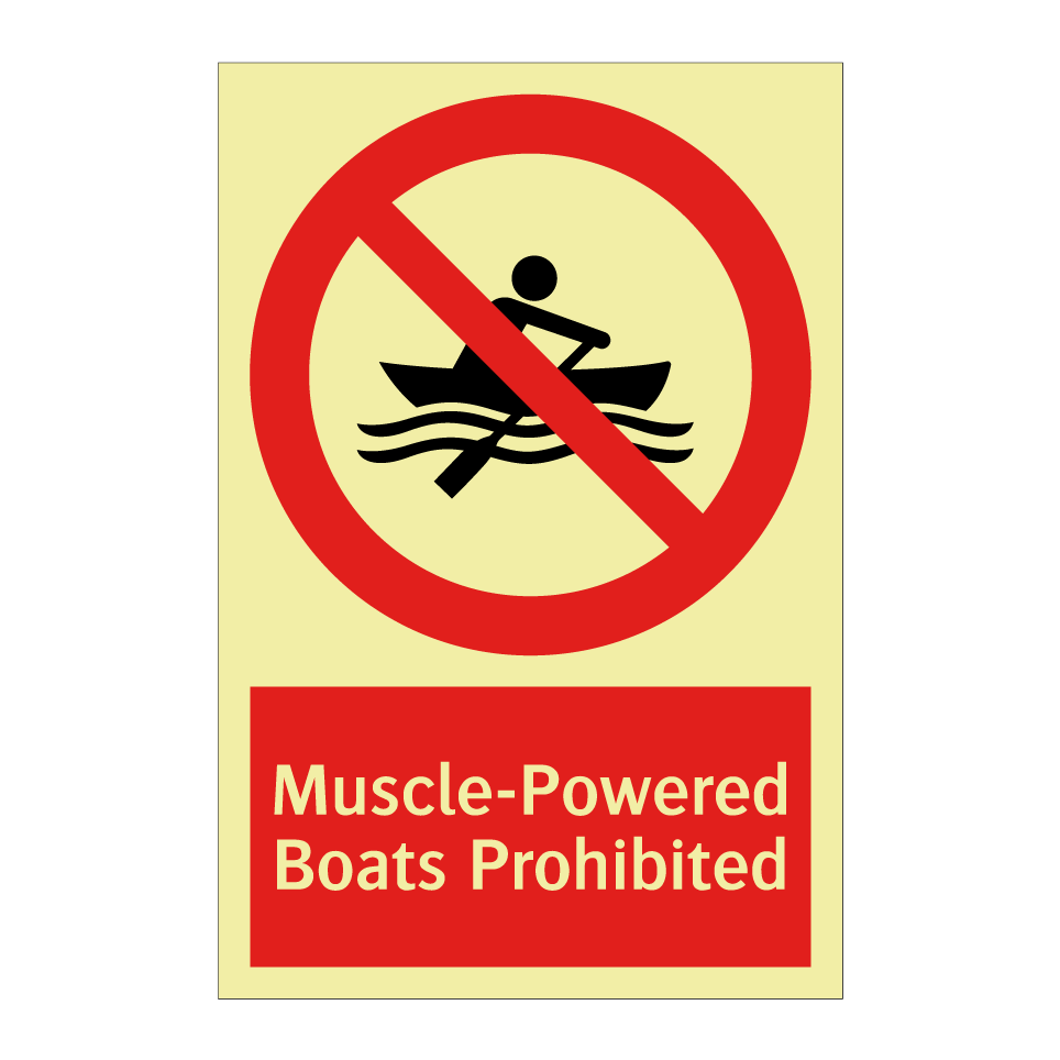 Muscle-Powered Boats Prohibited