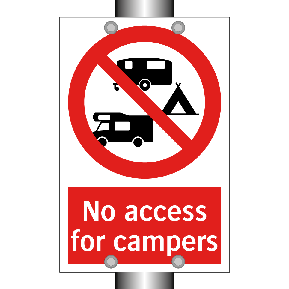 No access for campers
