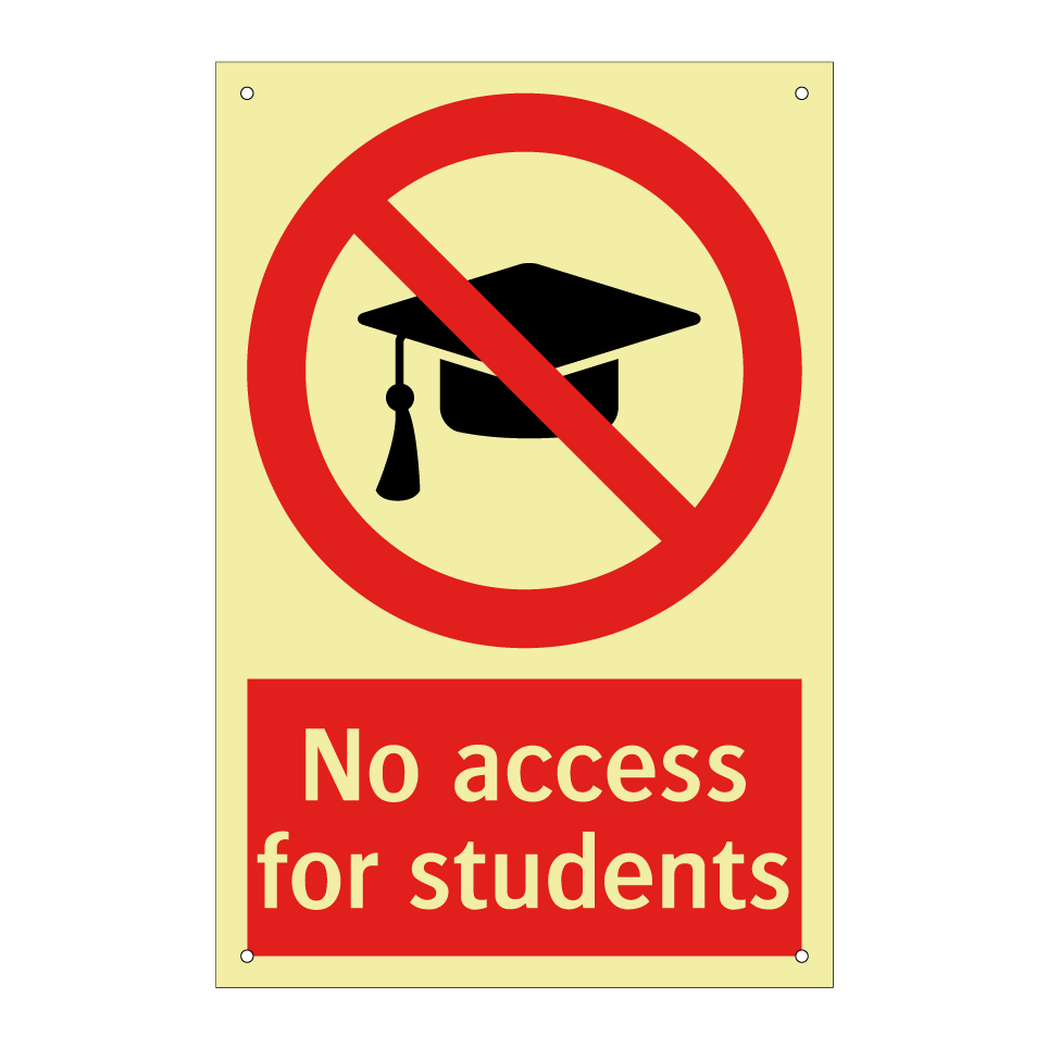 No access for students