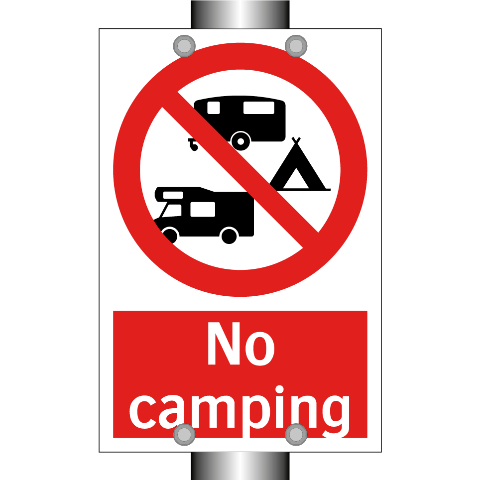 No camping