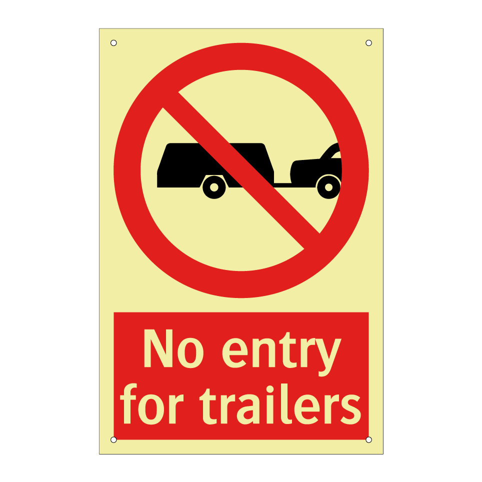No entry for trailers