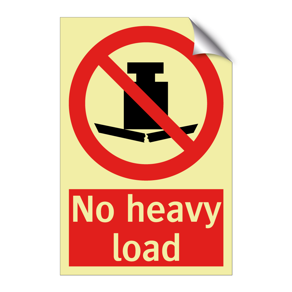 No heavy load