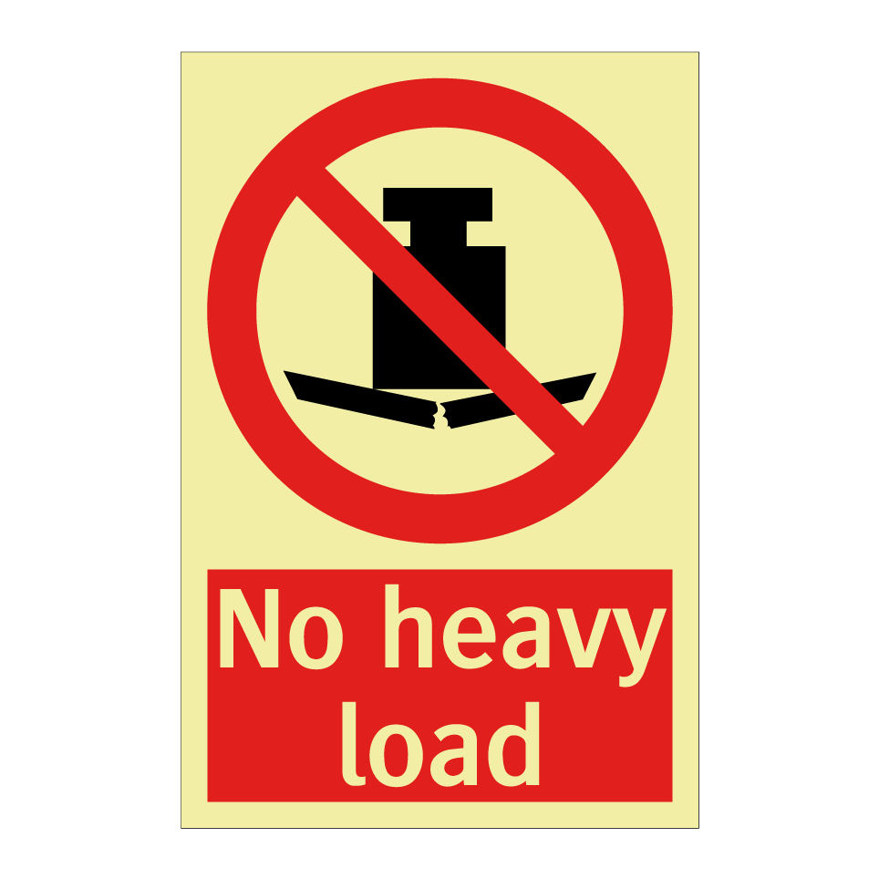No heavy load
