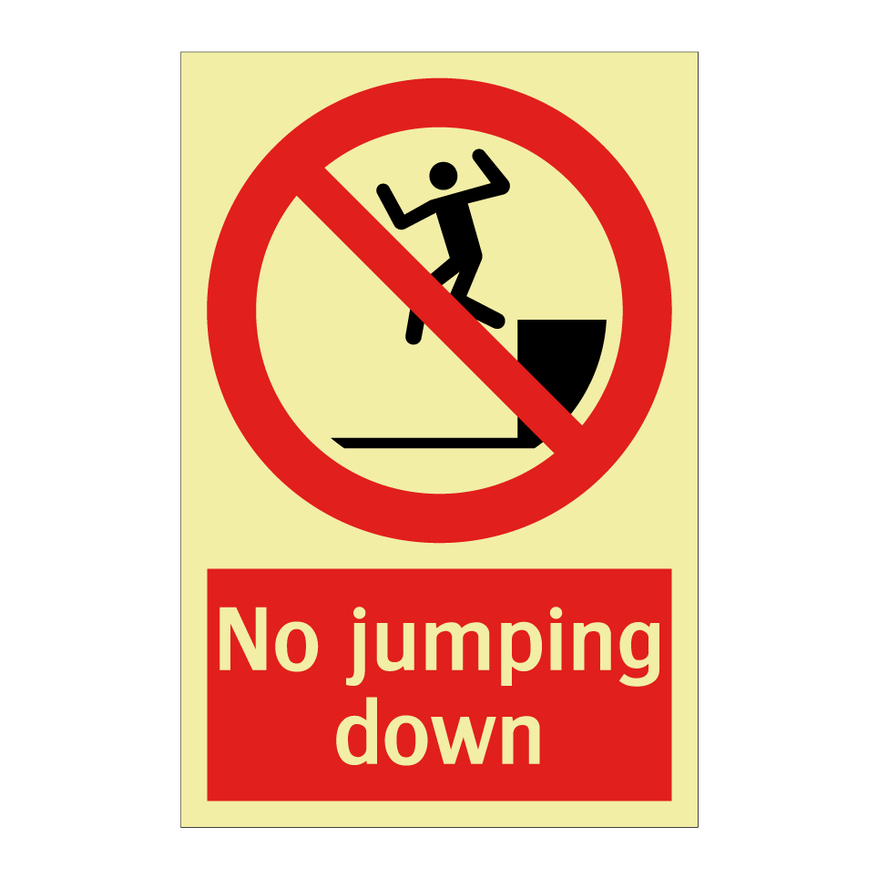 No jumping down