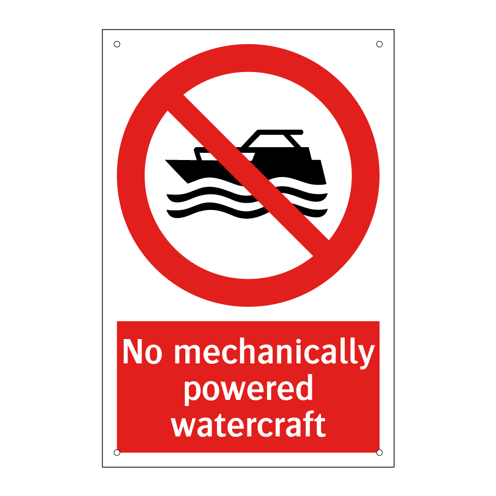 No mechanically powered watercraft
