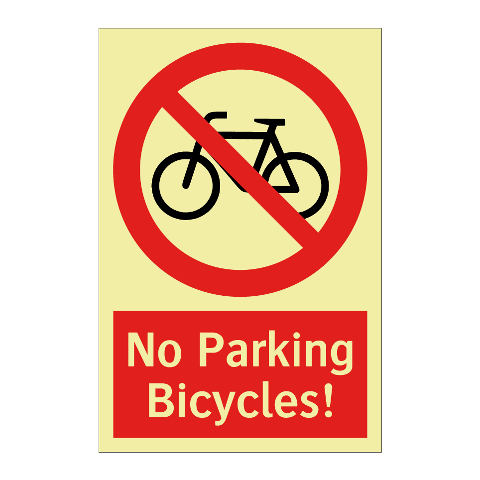 No Parking Bicycles!