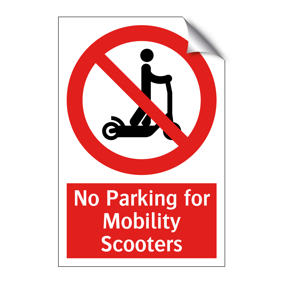 No Parking for Mobility Scooters