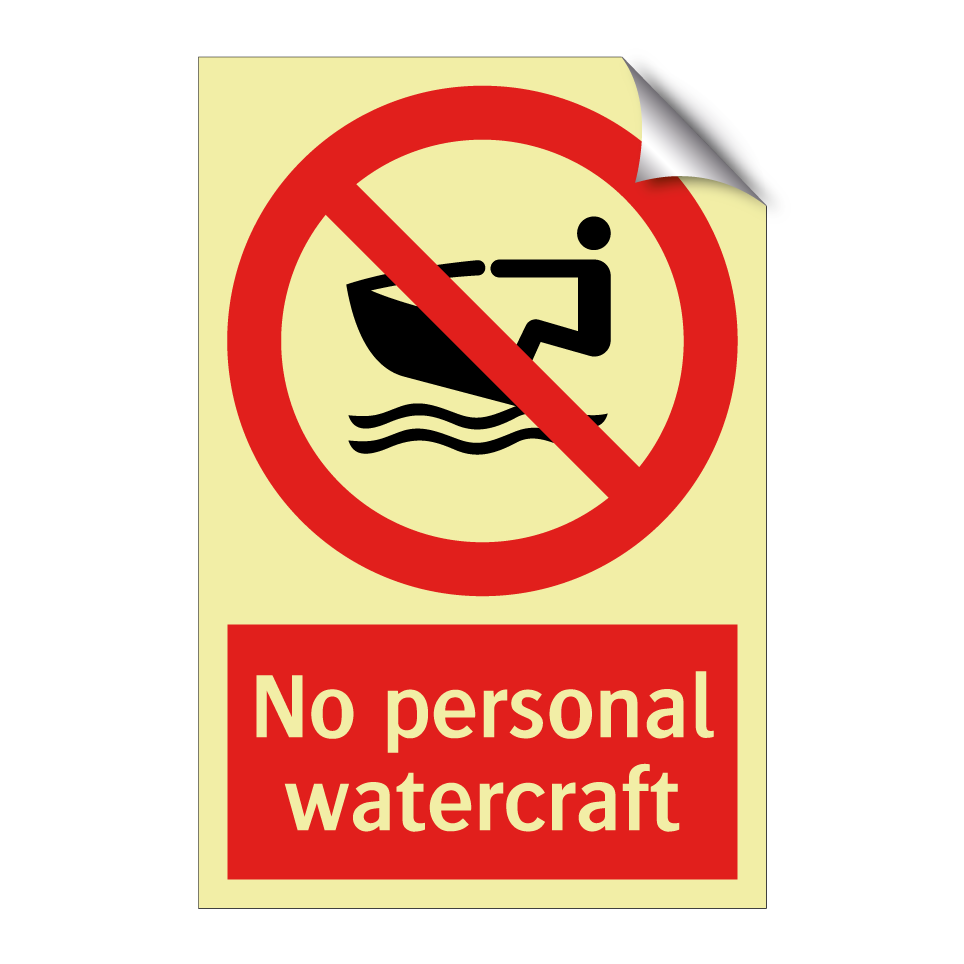 No personal watercraft