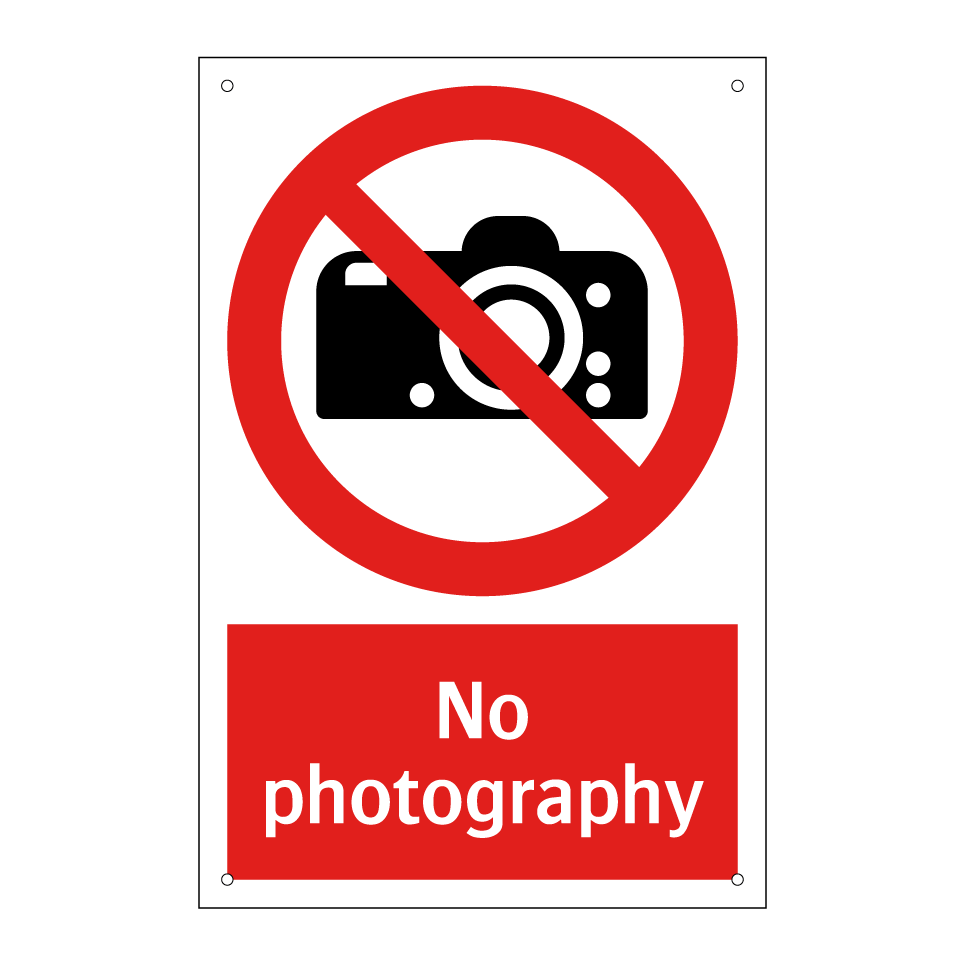 No photography