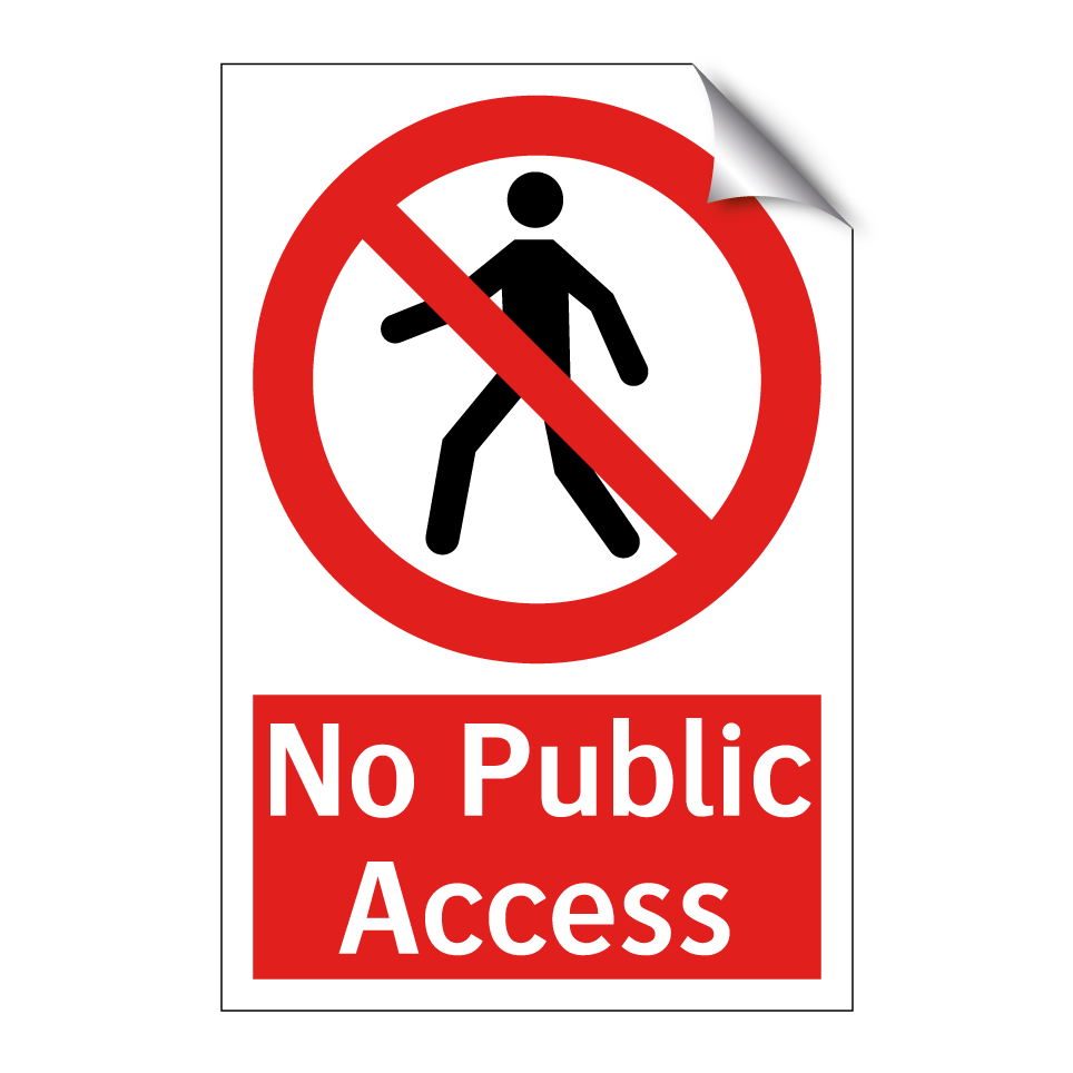 No Public Access