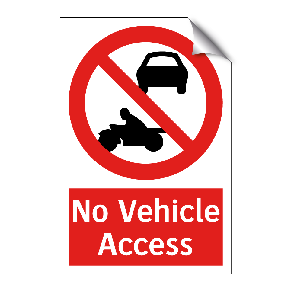 No Vehicle Access