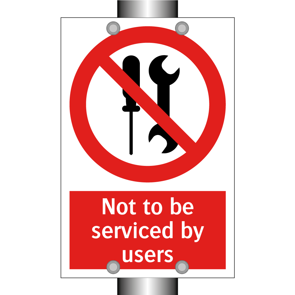 Not to be serviced by users
