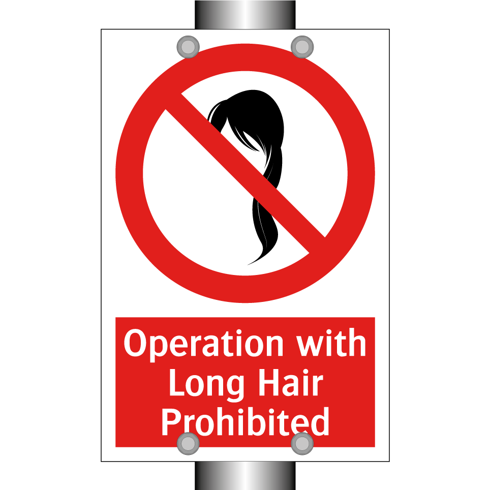 Operation with Long Hair Prohibited
