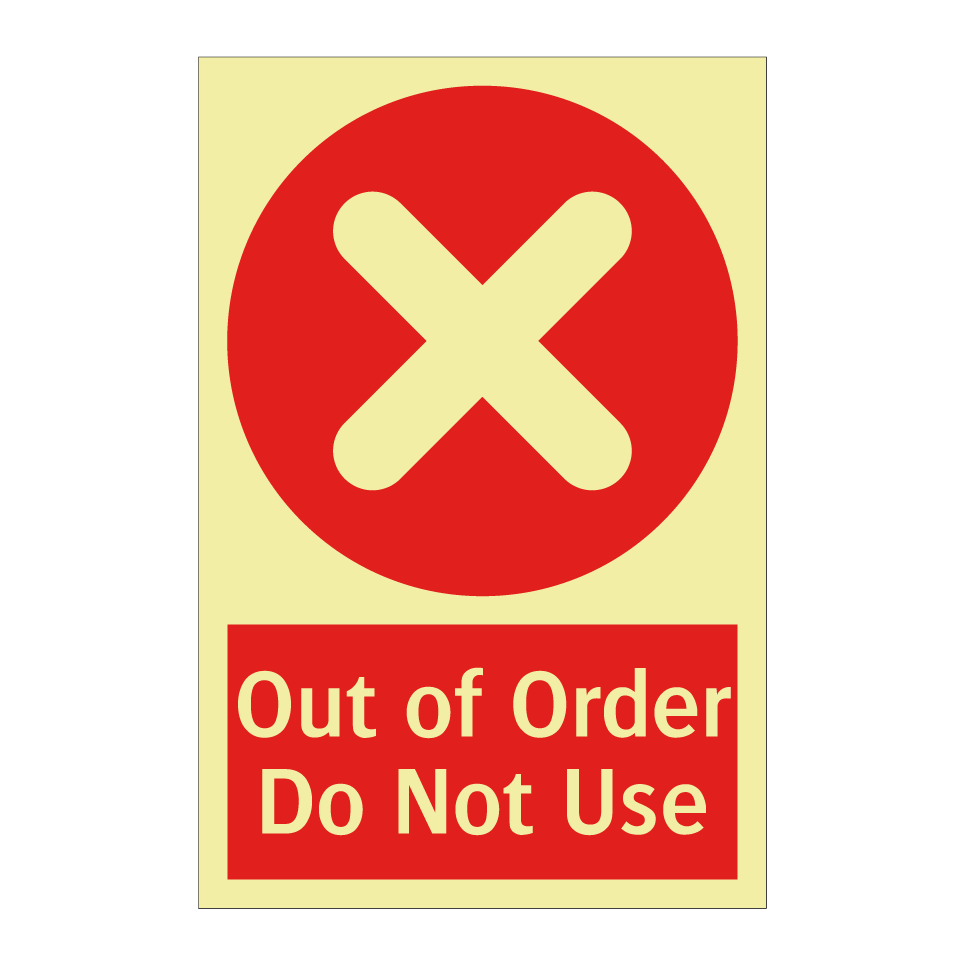 Out of Order Do Not Use