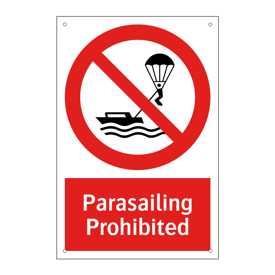 Parasailing Prohibited