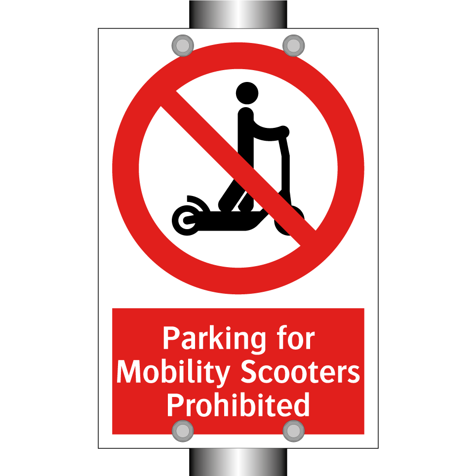 Parking for Mobility Scooters Prohibited