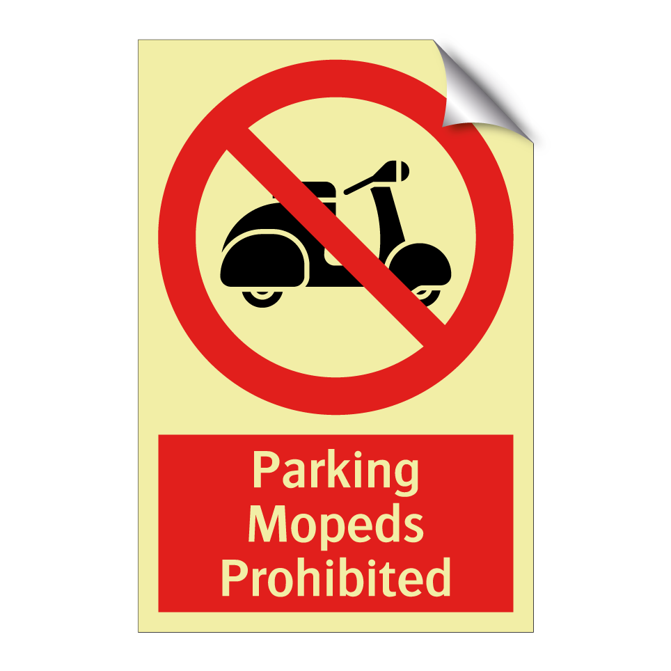 Parking Mopeds Prohibited